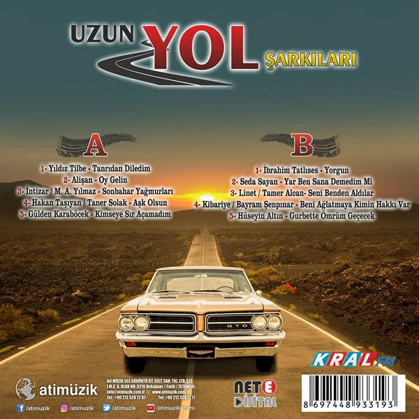 Uzun Yol Şarkıları Plak | Arabesk | Fantazi Müzik |Plak |Schallplatte | LP