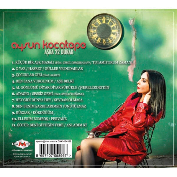 Aysun Kocatepe - Aşka 22 Durak CD |Türk pop | Türkçe | pop | CD
