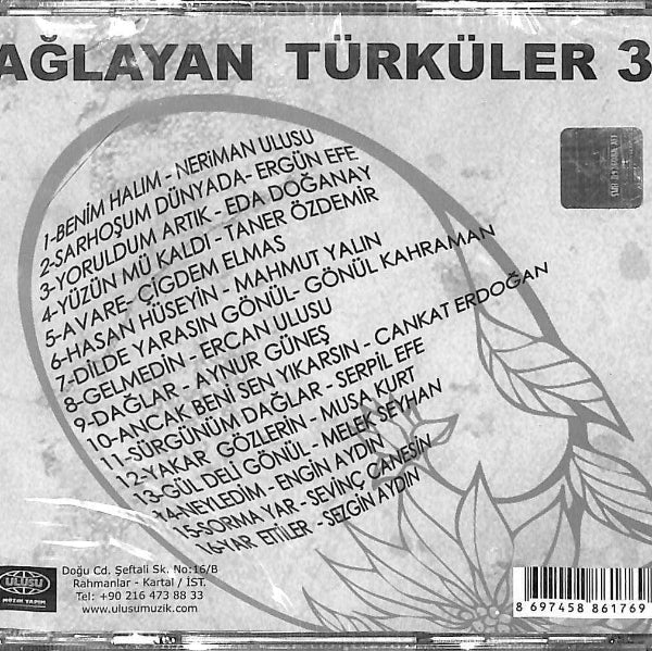 Halk Müziği - Ağlayan Türküler Cd | Vol.3 | Türk halk müziği |türkische Volksmusik |CD