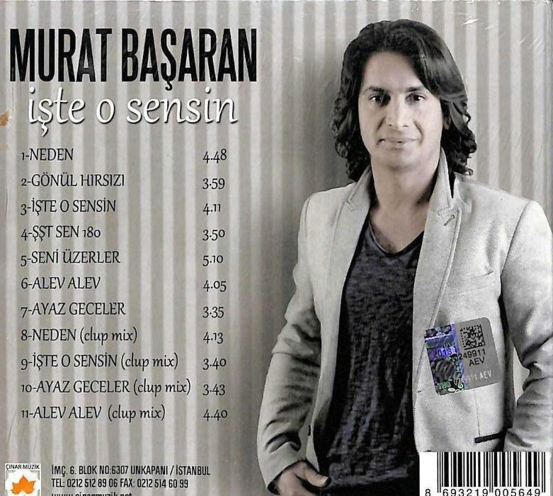 Murat Başaran – İşte O Sensin(CD)