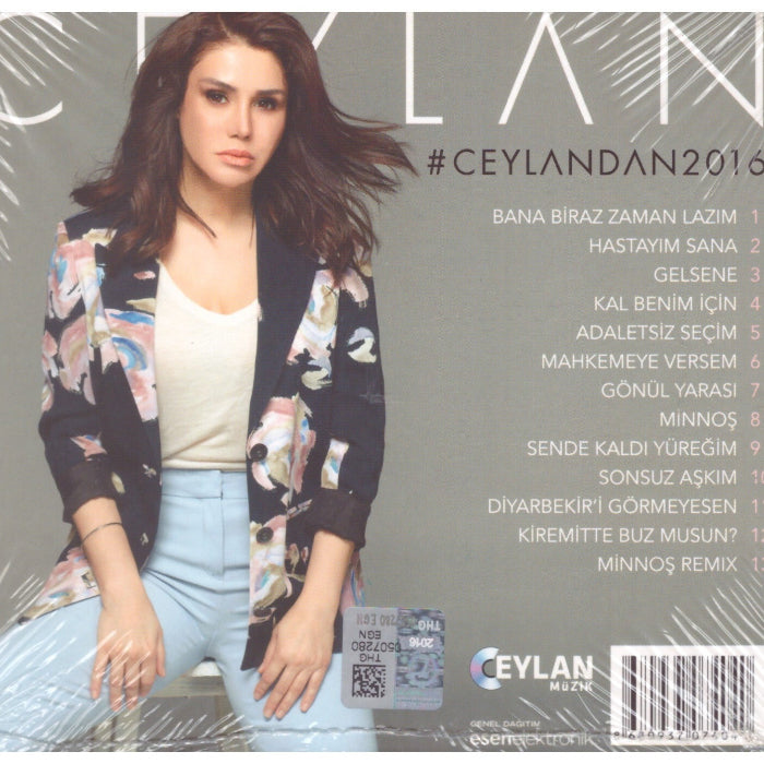 CEYLAN - Ceylandan 2016 CD | Ceylan CD | Arabesk | Türkçe CD