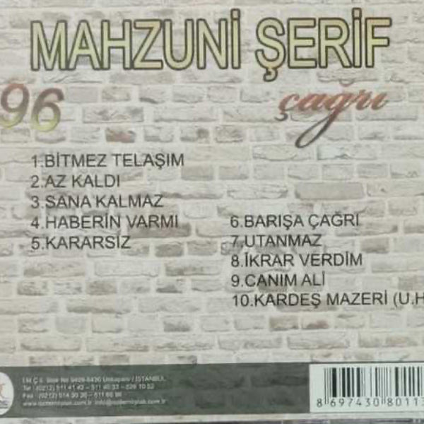 Çağrı 96 -Mahzuni Şerif 96 | CD | halk müziği | Türk | Halk | Müzigi | CD