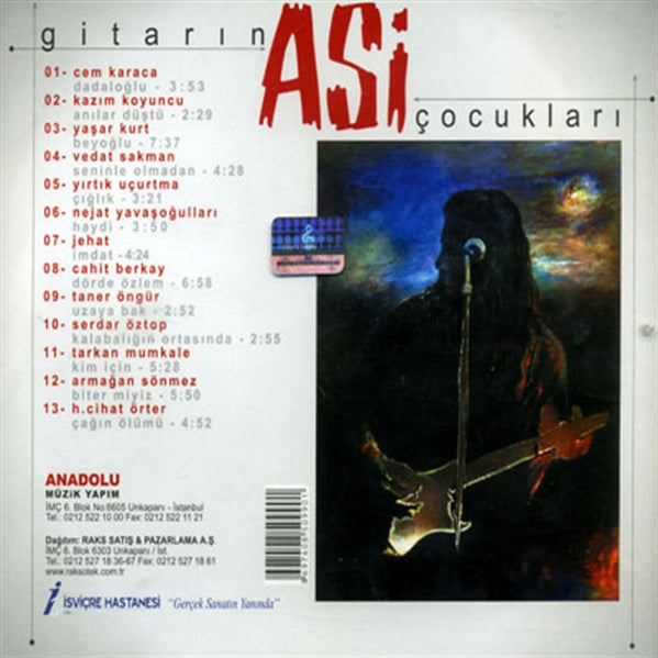 Gitarın Asi Çocukları CD | Türk Rock | Türkçe Rock | Müzik | CD