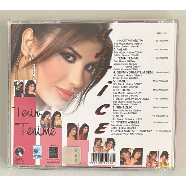 Hatice | Tenin Tenime CD | Arabesk CD | Almanya ' da Türkçe CD