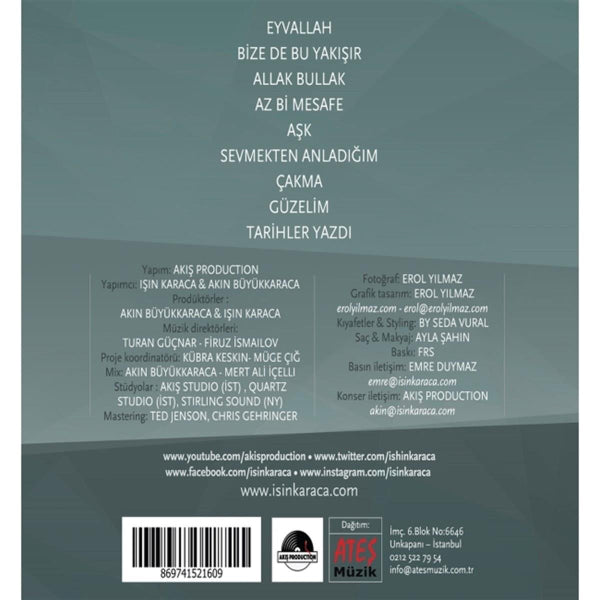 Işın Karaca | Eyvallah | CD ( Türkçe | pop | CD )