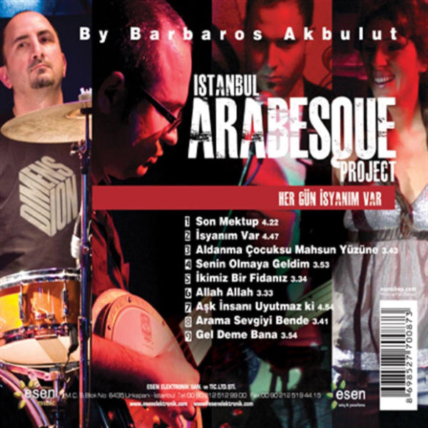 İstanbul Arabesque Project - Her Gün İsyanım Var ( CD ) Arabesk | Fantazi | Müzik | CD