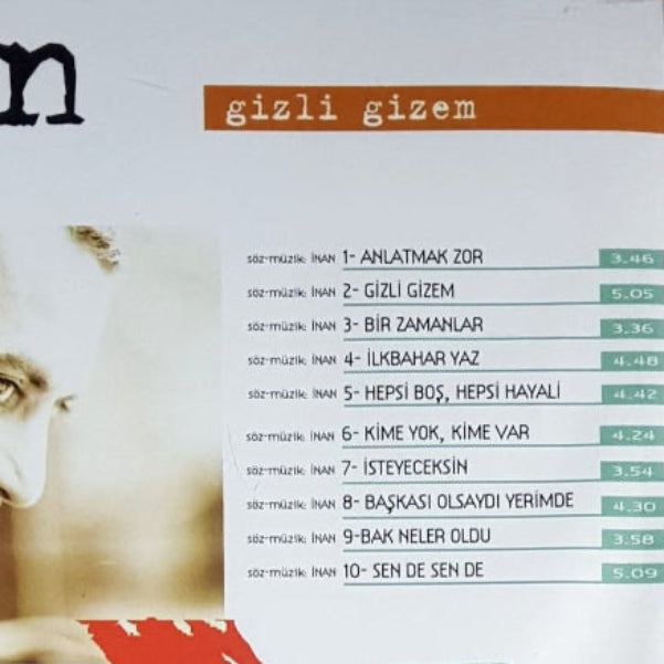 İnan - Gizli Gizem | CD | Türk Pop | Nostalji | CD | sipariş