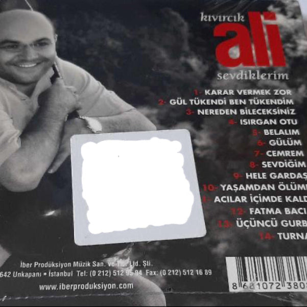 Kıvırcık Ali CD -Kivircik Ali Sevdiklerim CD(Türk Halk CD)Kıvırcık Ali CD - Sevdiklerim | CD