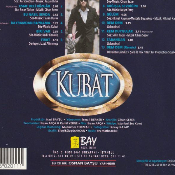 Kubat - Kubat CD | 1996 | Türk | Halk Müziği | Türk halk müziği | CD