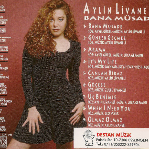 AYLiN LiVANELi | Bana Müsade CD (Destan Müzik )Türkçe Pop