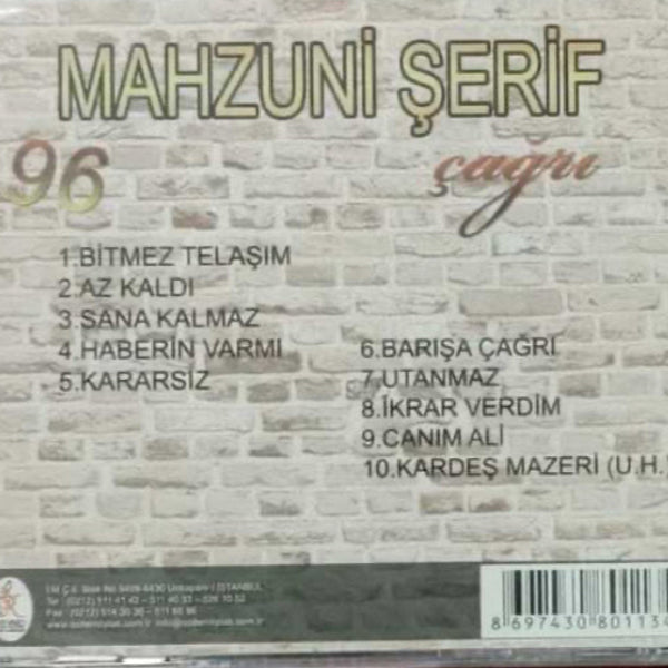 Çağrı 96 -Mahzuni Şerif 96 | CD | halk müziği | Türk | Halk | Müzigi | CD