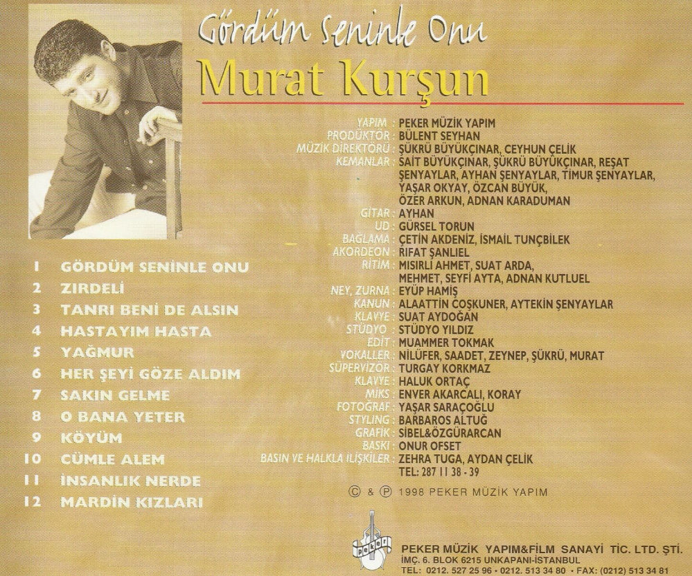 Murat Kursun Gördüm Seninle Onu ( CD )