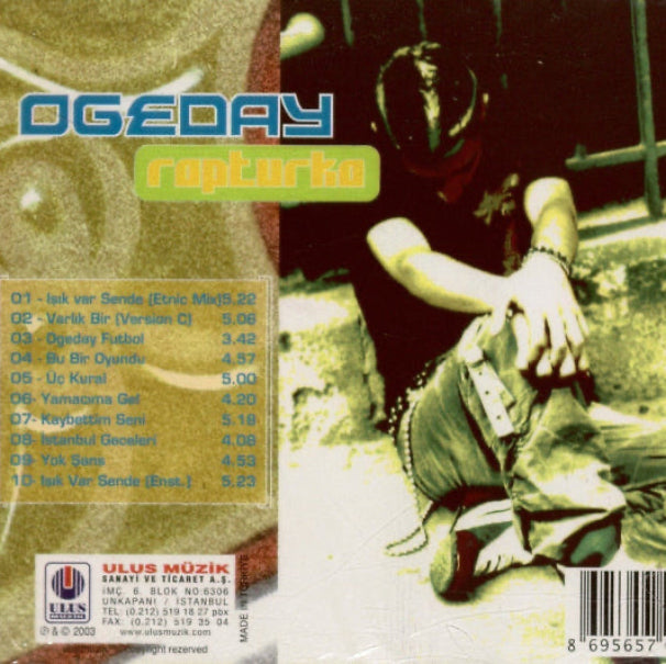 OGEDAY - Rapturka | CD | Türkçe CD | Türk | Rap CD| Almanya |sipariş