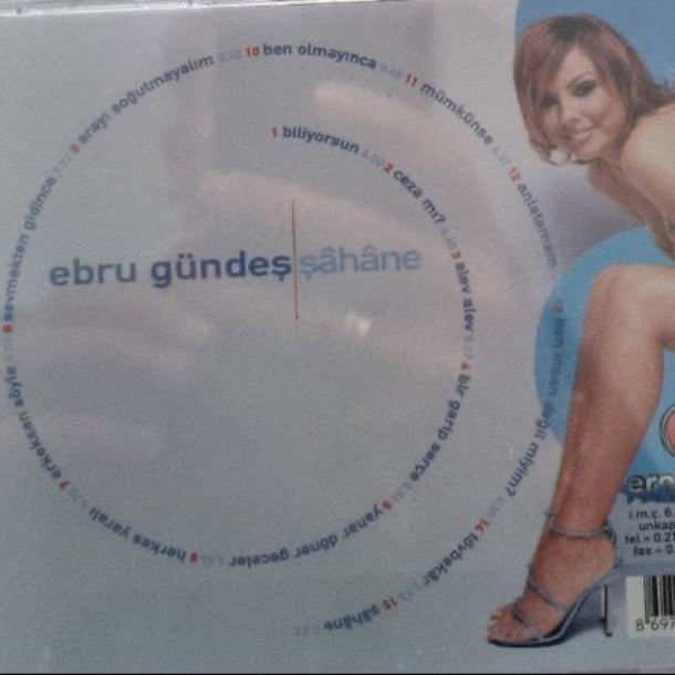 Ebru Gündeş CD | Şahane | Şâhâne ( Arabesk CD )Türkçe Arabesk CD
