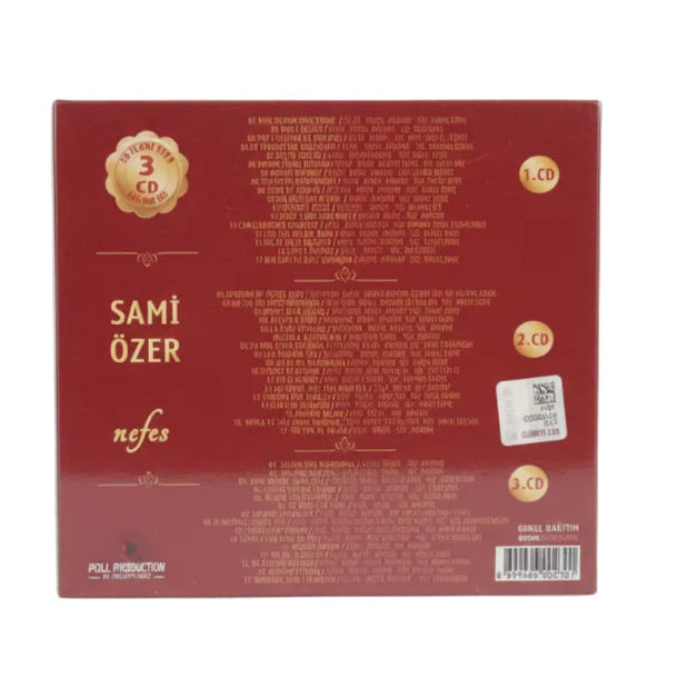 Sami Özer- Nefes-50 İlahi Eser CD | 3 CD |Lux Box Set| ilahi |CD