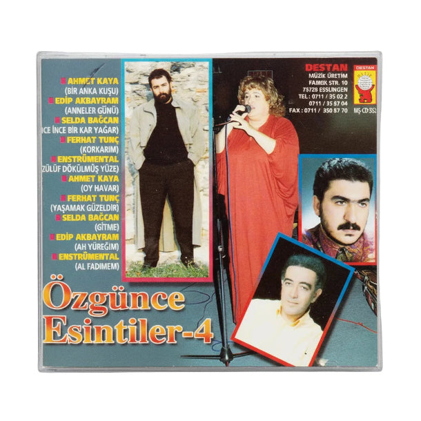 Özgünce Esintiler -4 (Destan Müzik | Türkische Volksmusik | CD) Türk Halk | Özgün | Protest | Müzik | CD