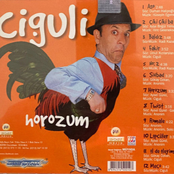 Ciguli - Horozum CD | Ciguli CD | Türkçe Pop CD | Roman havaları CD