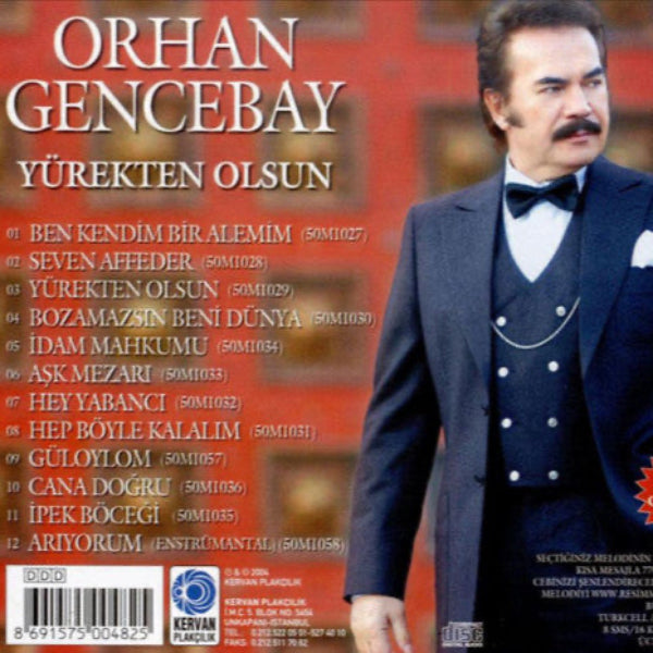 Orhan Gencebay CD - Orhan Gencebay - Yürekten Olsun | Arabesk (CD)
