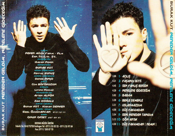 Burak Kut - Nereden Geldim, Nerelere Gideceğim | CD (Almanya Destan Müzik Esslingen CD)