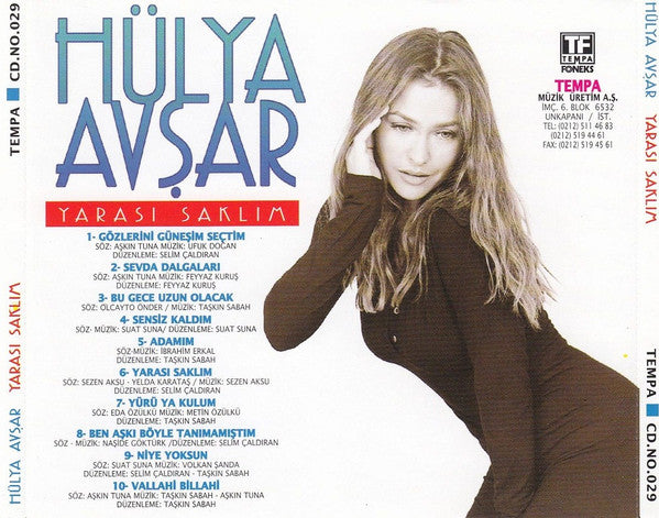 Hülya Avşar CD- Hülya Avsar Yarası Saklım (CD)