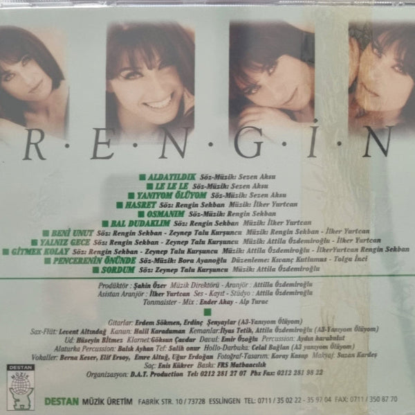R.E.N.G.i.N CD | DESTAN Müzik 1996 | Cd |ALMANYA