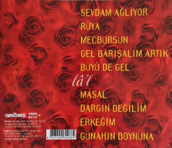 Sertab Erener - La'L | CD | Avrupa Müzik | Almanya'da | Türkçe Pop CD | Sipariş