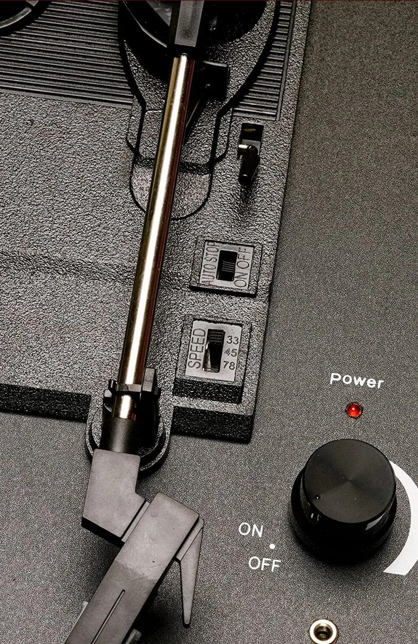 Denver VPL-121BT – Tragbarer Retro-Kofferplattenspieler – Mit Bluetooth & USB-Digitalisierung