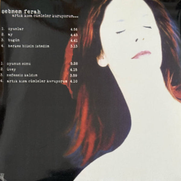 Şebnem Ferah –Artık Kısa Cümleler Kuruyorum CD | Almanya 'da Türkce Rock CD