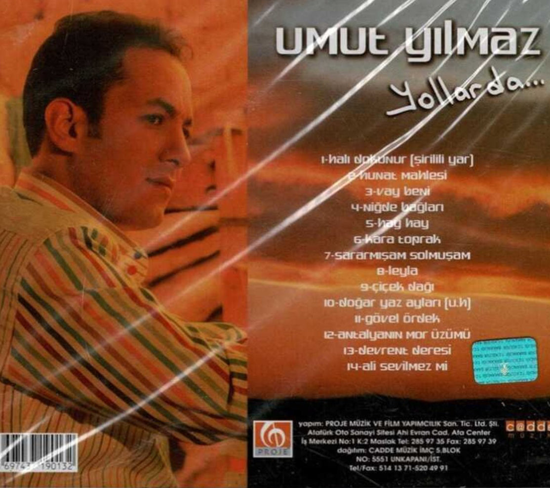 Umut Yılmaz-Yollarda(CD)Türkçe | Türkçe | Türkçe | Türkçe | Pop | CD