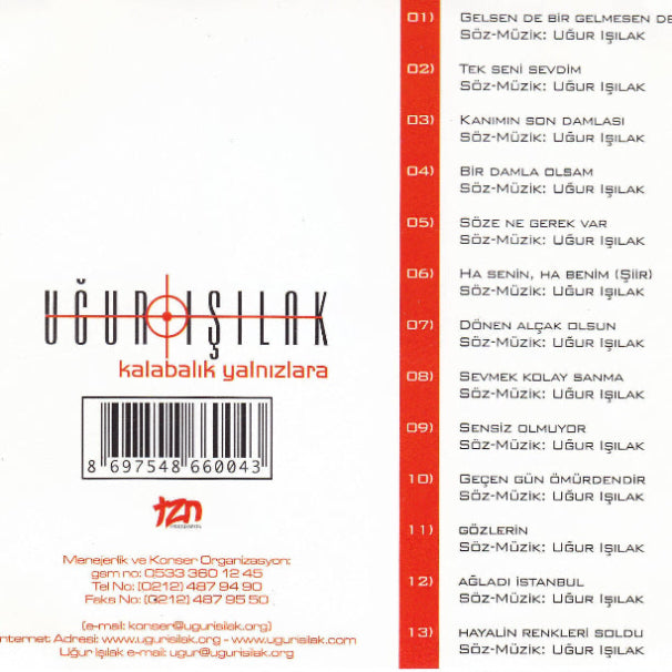 Uğur Işılak - Kalabalık Yalnızlara CD | Türk halk müziği | CD