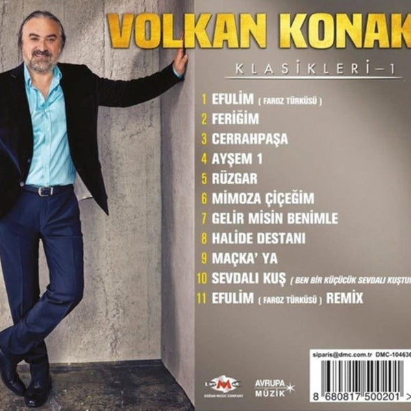 Volkan Konak - Klasikleri 1 (CD) Karadeniz Türküleri |CD