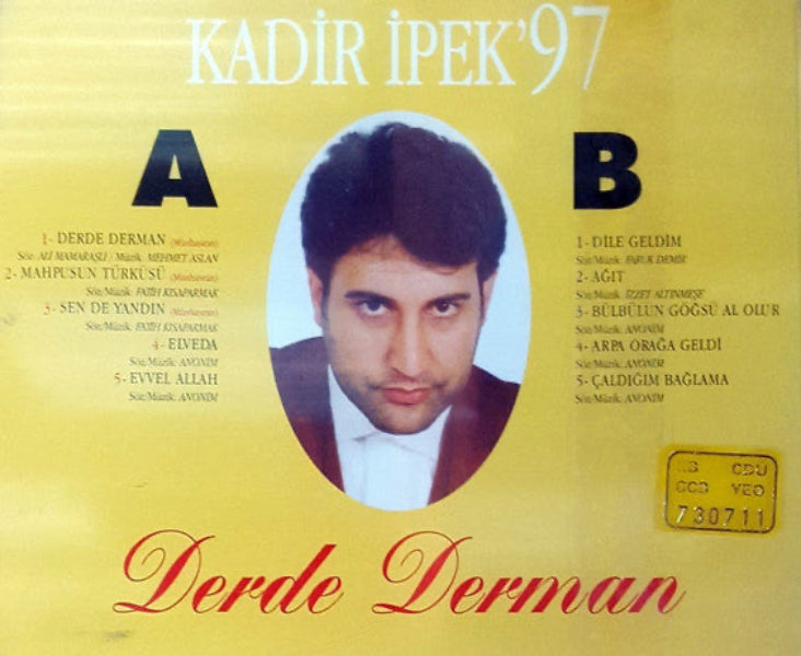 Kadir ipek - Kadir ipek 97 | Derde Derman | CD | Türkçe | Arabesk | CD
