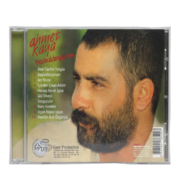 Ahmet Kaya Başkaldırıyorum CD | Türk Halk | Özgün | Protest | Müzik | CD |Türkçe CD