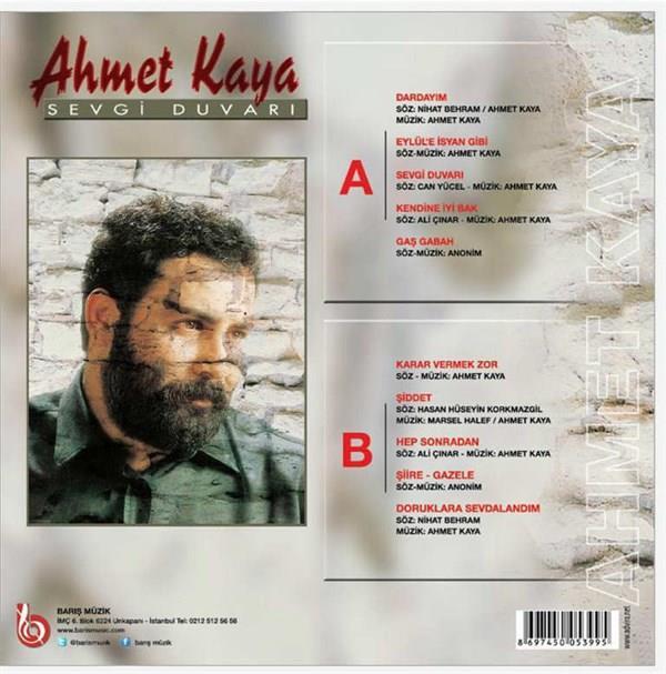 Ahmet Kaya Plak | Ahmet Kaya Sevgi Duvarı | Plak| Özgün | Protest | Müzik ( Türkçe Plak ) LP