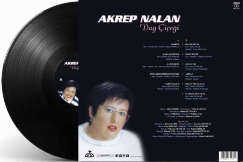 Akrep Nalan - Dağ Çiçeği (Plak) Almanya 'da Türkçe Plak |Schallplatte |LP