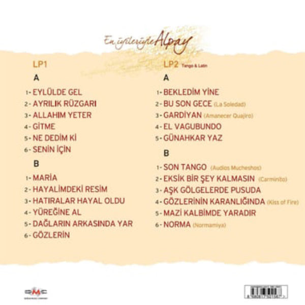 Alpay Plak | En İyileriyle | Plak (2 Plak) Schallplatte | LP