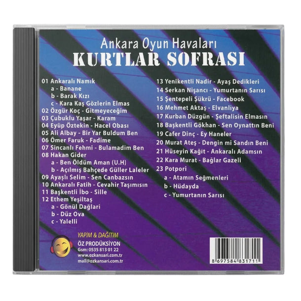 Ankara Oyun Havaları CD- Kurtlar Sofrası (CD)Oyun Havaları CD