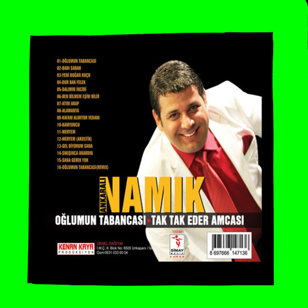 Ankaralı Namık - Oğlumun Tabancası - Tak Tak Eder Amcası (CD) Arabesk CD