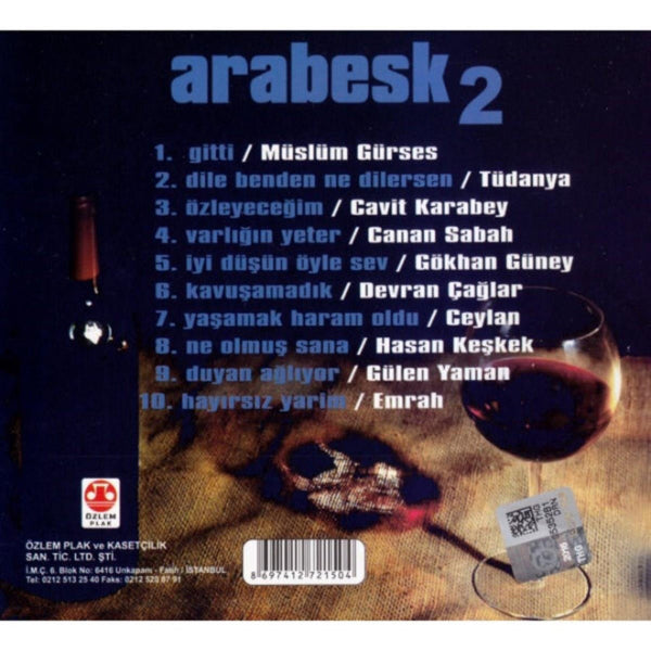 Arabesk CD | Arabesk 2 (CD)Arabesk Muzik