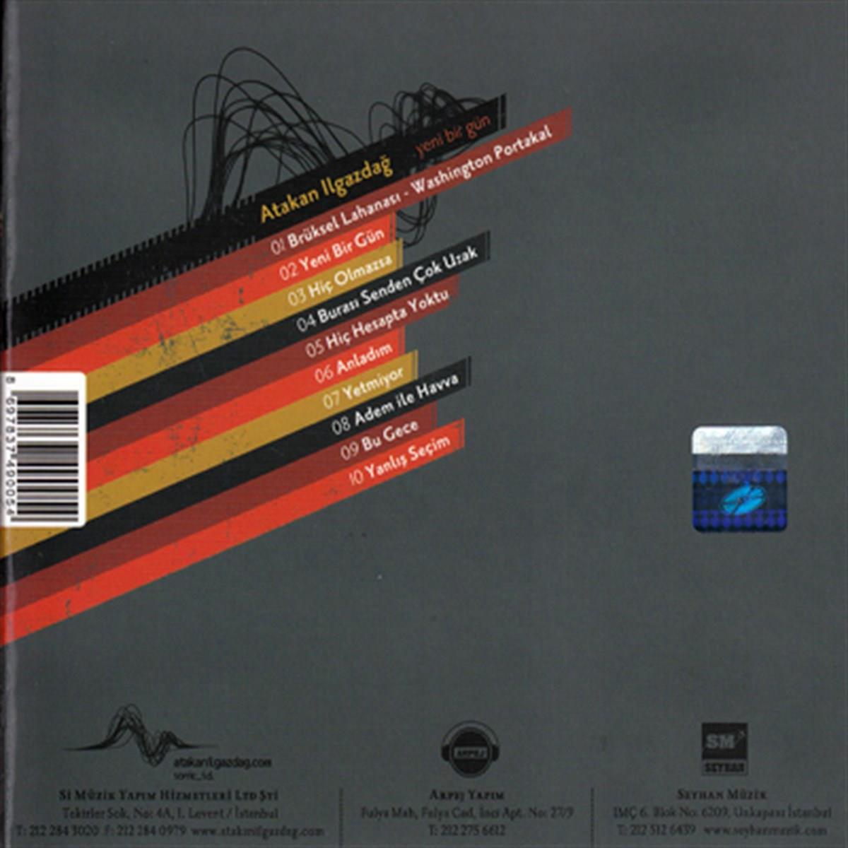 Atakan Ilgazdağ CD| Yeni Bir Gün ( Türkçe Rock CD ) Türkçe CD