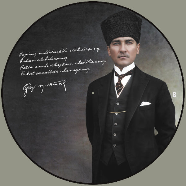 Atatürk'ün Sevdiği Şarkılar plak - Solist: Ertan Sert ( Numaralı Picture Plak) Schallplatte | LP