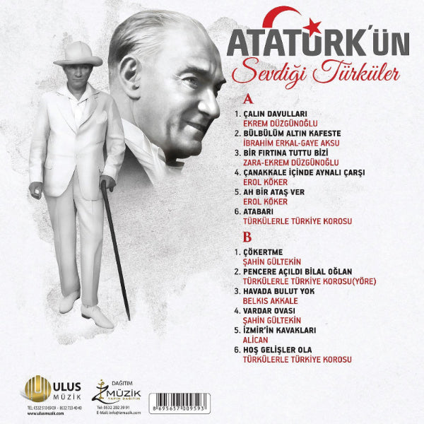 Atatürk'ün Sevdiği Türküler | Plak | (Türk Halk |Plak) Schallplatte | LP |Atatürk'ün Sevdiği Türküler plak