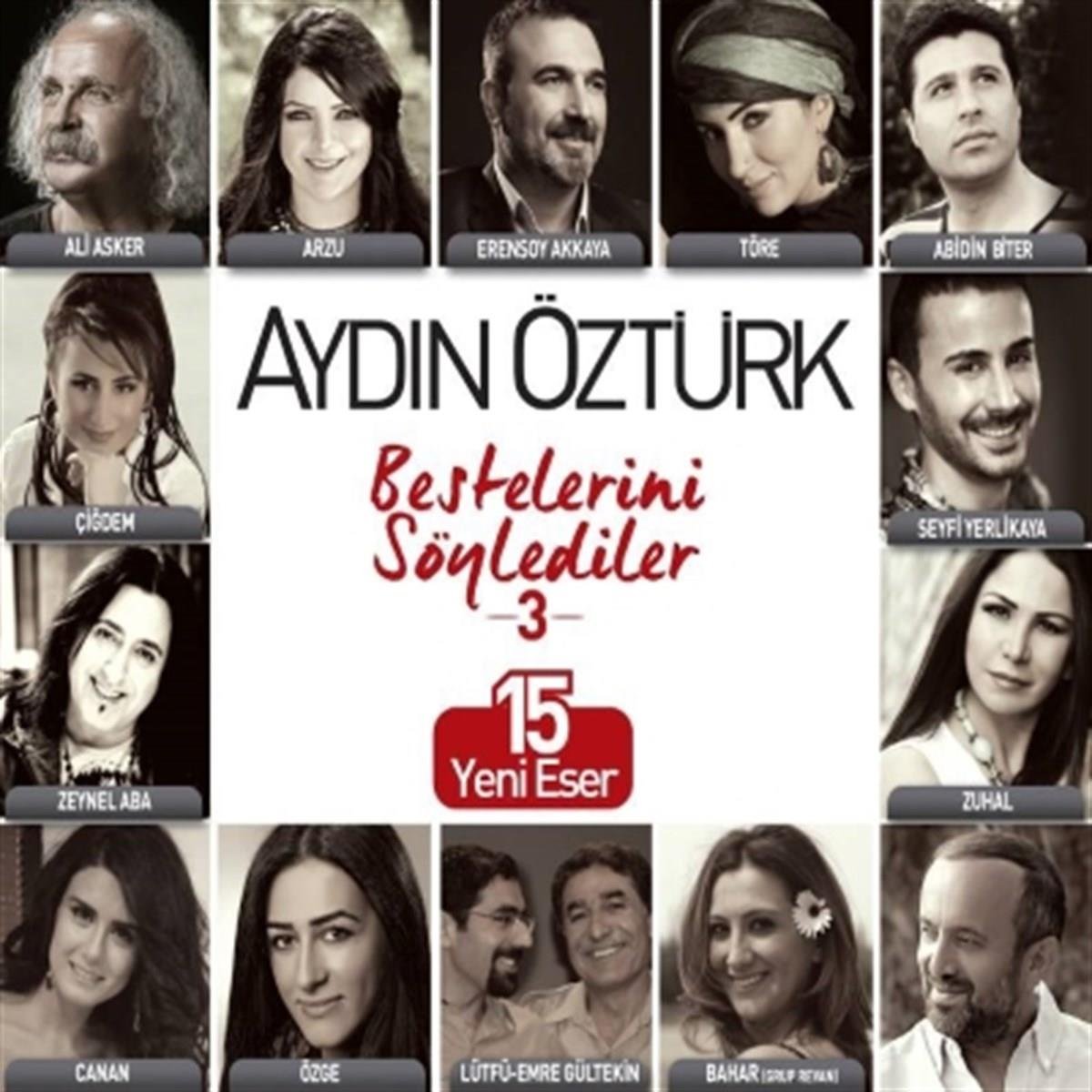 Aydın Öztürk CD - Aydın Öztürk Bestelerini Söylediler 3(CD )Türk halk | müziği