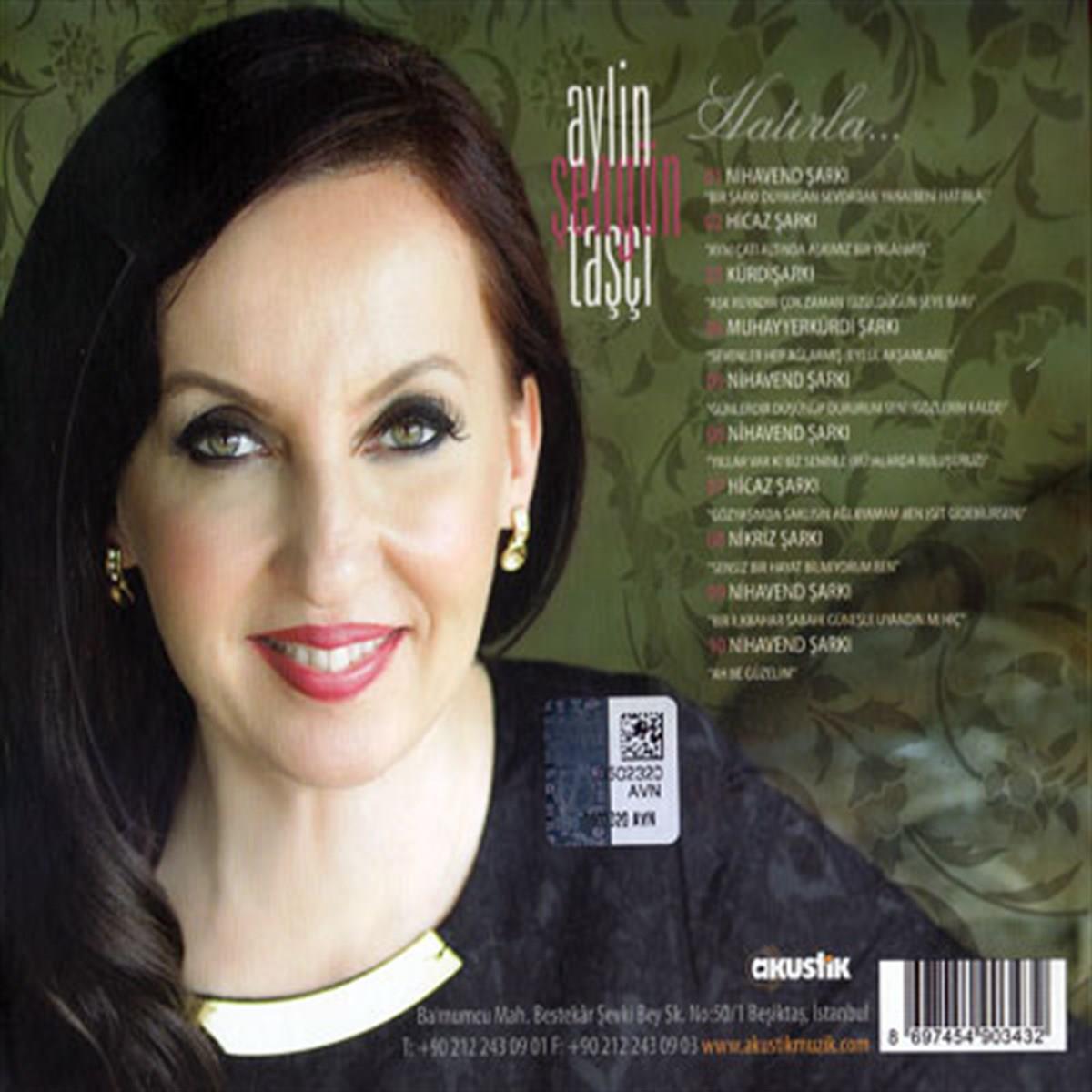 Aylin Şengün Taşçı - Hatırla (CD)Türk Sanat |Sanat |müziği|CD