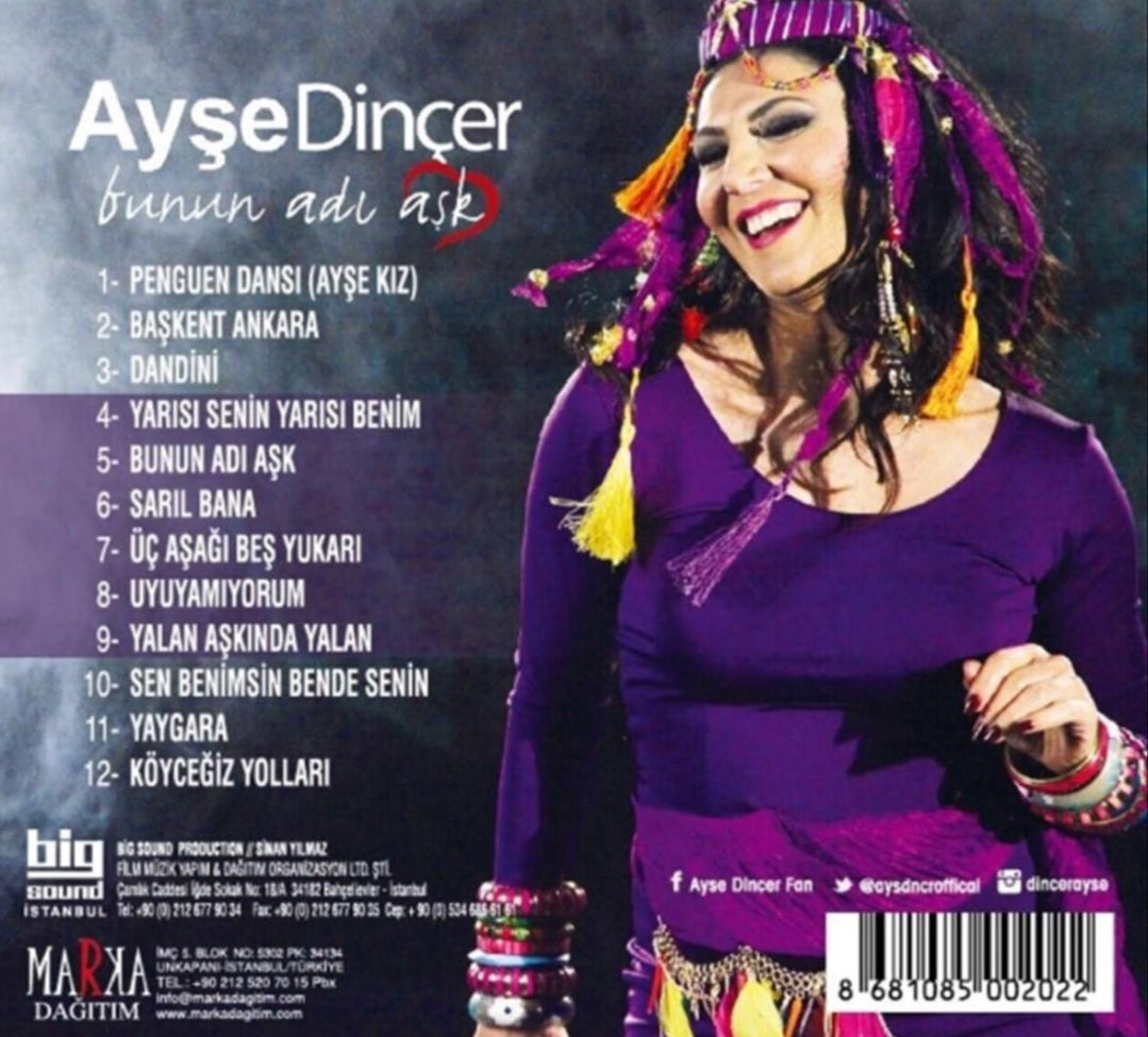 Ayşe Dinçer- Bunun Adı Aşk(CD)Türk Halk|CD
