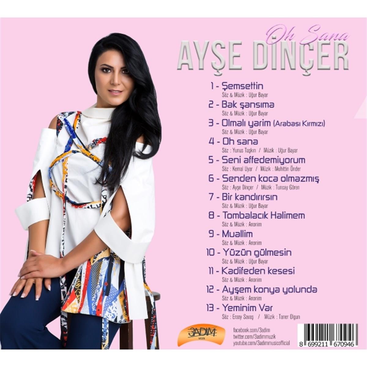 Ayşe Dinçer | Oh Sana (CD)Türk halk |müziği | CD