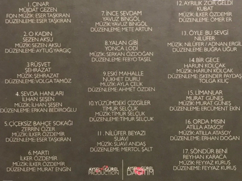 Aysel Gürel - Çınar Vol.1 CD | Türkçe | Pop | CD | Türkischer Pop CD's
