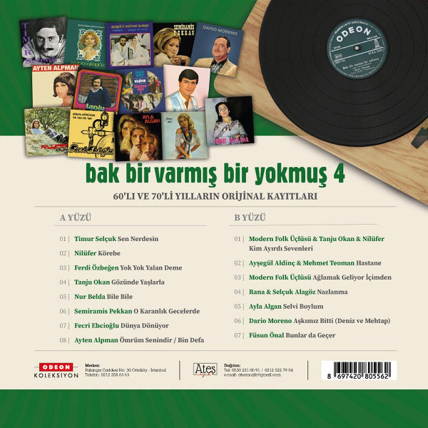 Bak Bir Varmış Bir Yokmuş Vol.4 | Plak | Almanya | sipariş | Satın al