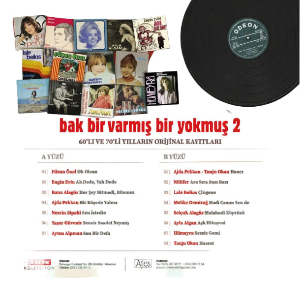 Bak Bir Varmış Bir Yokmuş |Plak | karışık | Pop |Vol:2 ( Türkçe | pop | Plak )Schallplatte | LP