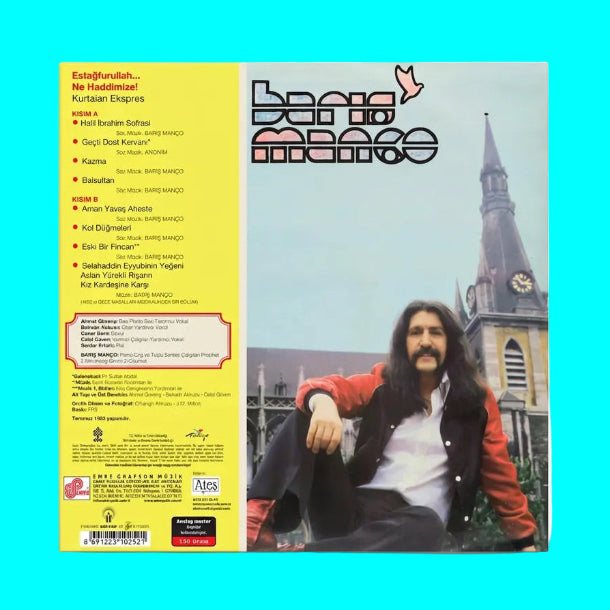 Barış Manço - Estağfurullah Ne Haddimize (Plak) Barış Manço Estağfurullah Ne Haddimize Plak | Türkischer pop | LP